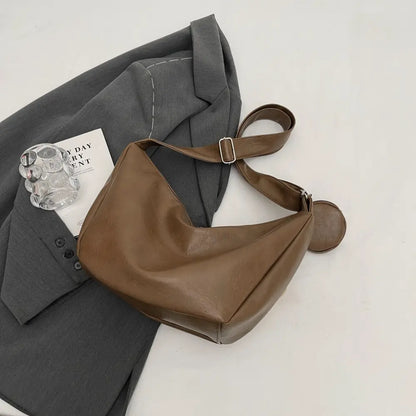 PU Leather Crossbody Bag with Small Purse - Premium handbags from Trendsi - Just $28.99! Shop now at Handbags Specialist Headquarter