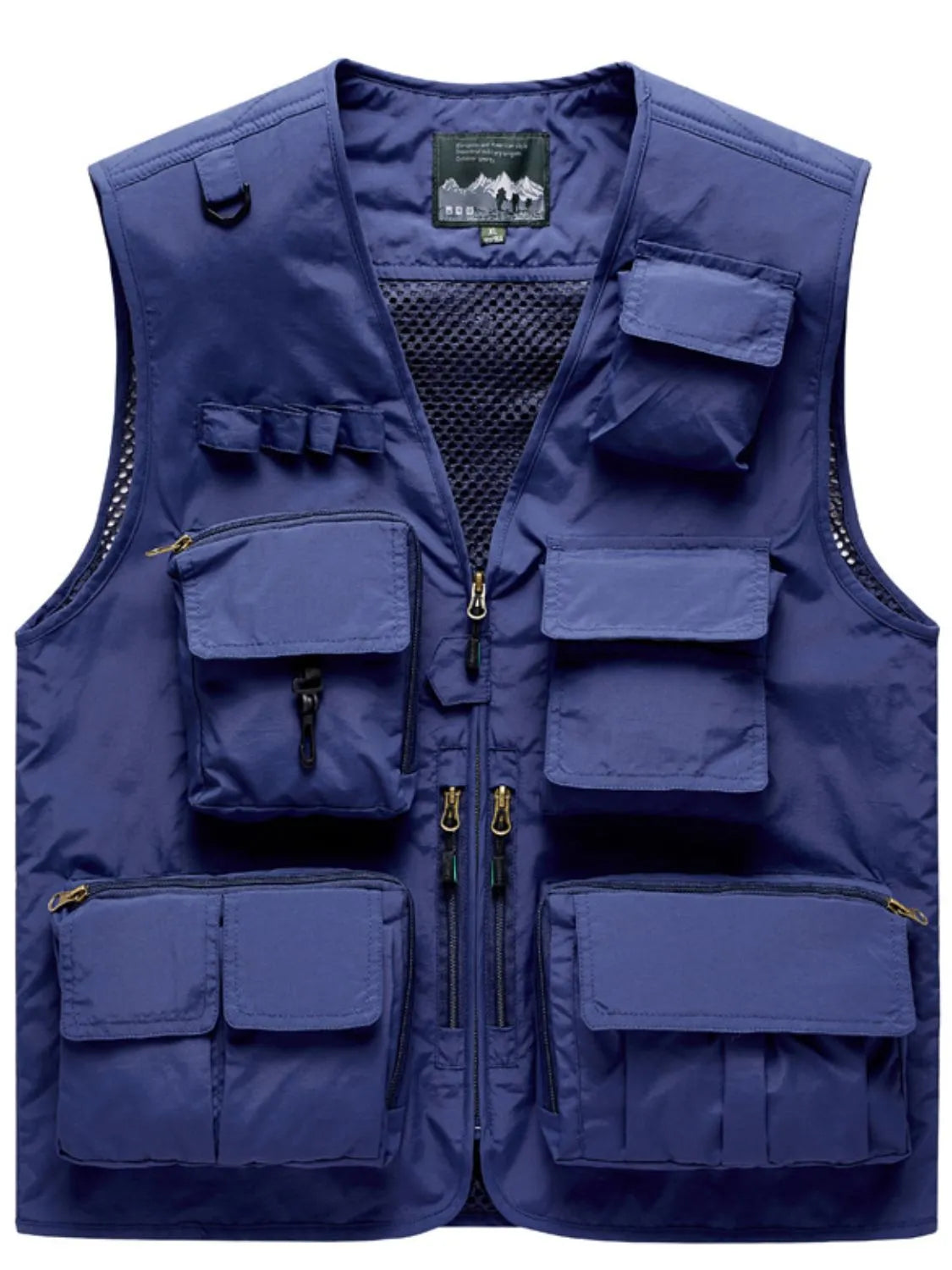 Men's Full Size Mesh Zip Up Vest Plus Size - Premium  from Trendsi - Just $44.12! Shop now at Handbags Specialist Headquarter