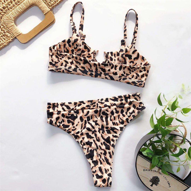 2021 New Swimming Suit for Women 2 Pieces Set High Waisted Bikini  Cute Swimsuit Lady Fashion Hot Push Up Bathing Suits - Premium Women swimsuit from eprolo - Just $20.72! Shop now at Handbags Specialist Headquarter