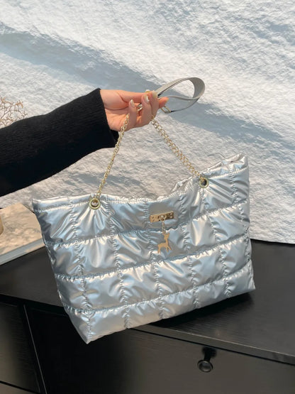 Bubble Texture Tote Bag - Premium Tote Bag from Trendsi - Just $39.99! Shop now at Handbags Specialist Headquarter