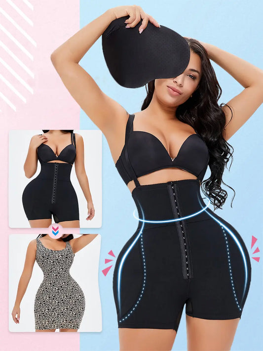 Full Size Hook-and-Eye Under-Bust Shaping Bodysuit - Premium Bottoms from Trendsi - Just $35! Shop now at Handbags Specialist Headquarter