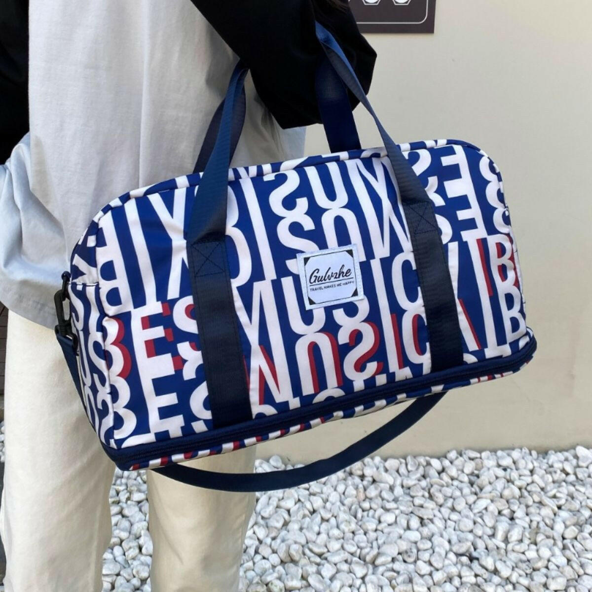 Oxford Cloth Printed Travel Bag - Premium Luggage Travel Bags from Trendsi - Just $32.99! Shop now at Handbags Specialist Headquarter