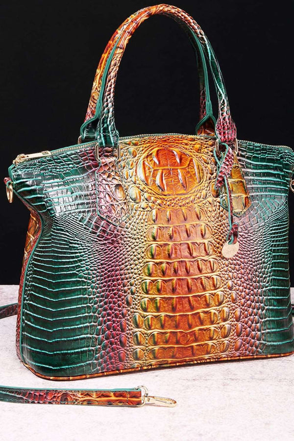 Gradient PU Leather Handbag - Premium handbags from Trendsi - Just $55! Shop now at Handbags Specialist Headquarter