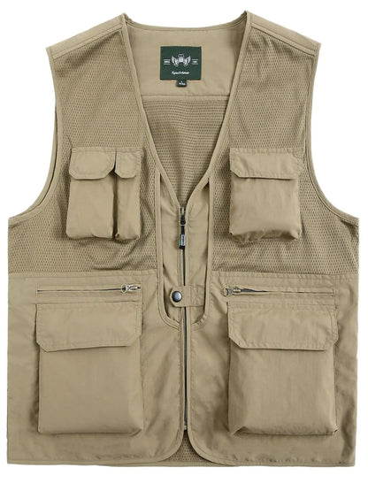 Men's Plus Size Zip Up Vest - Premium  from Trendsi - Just $49.92! Shop now at Handbags Specialist Headquarter