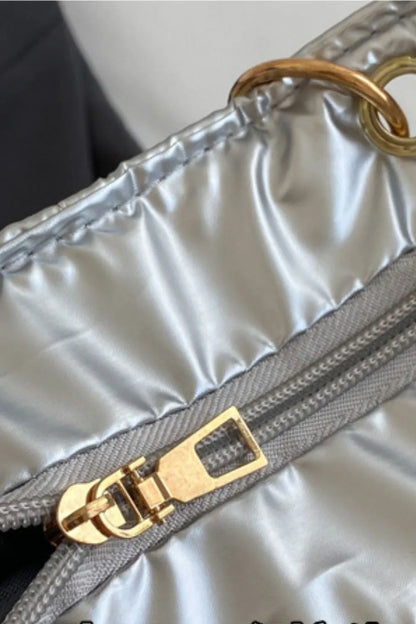 Bubble Texture Chain Handbag - Premium handbags from Trendsi - Just $19.99! Shop now at Handbags Specialist Headquarter