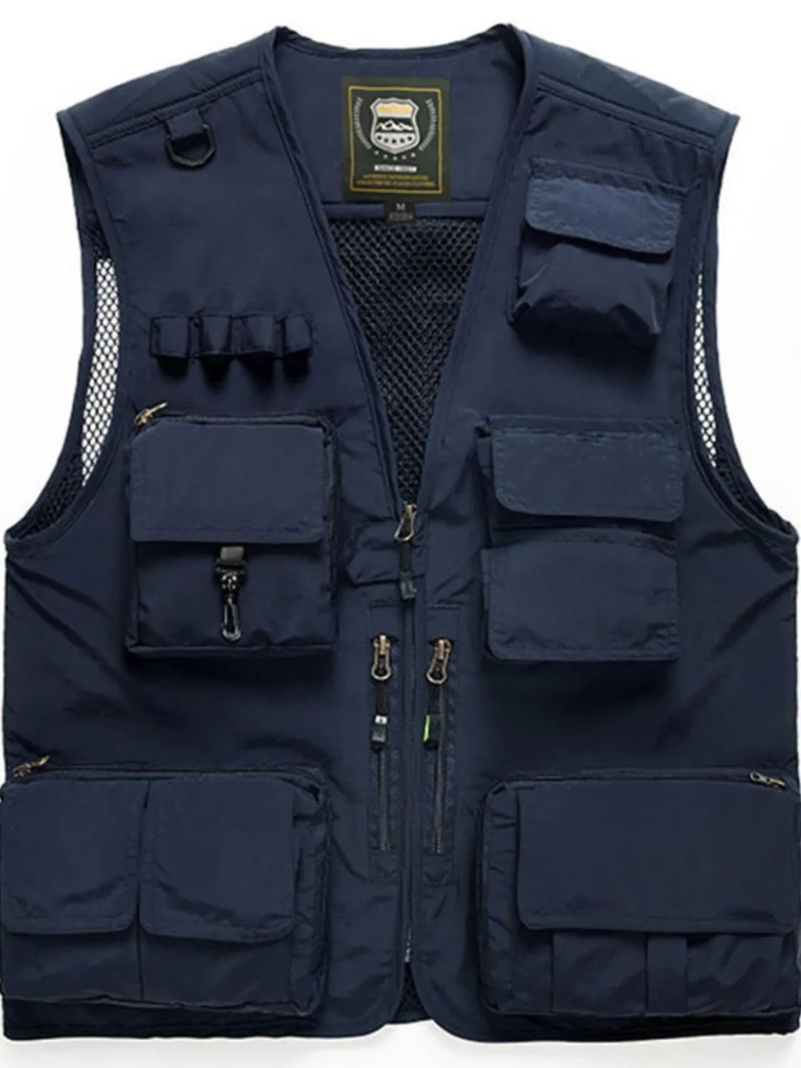 Men's Full Size Mesh  Zip Up Vest Plus Size - Premium  from Trendsi - Just $46.12! Shop now at Handbags Specialist Headquarter