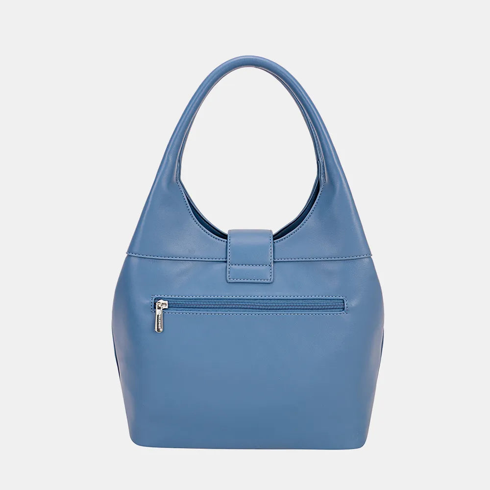 Stylish David Jones Rivet Decor Handbag - Trendsi - Premium Handbags from Trendsi - Just $44.99! Shop now at Handbags Specialist Headquarter