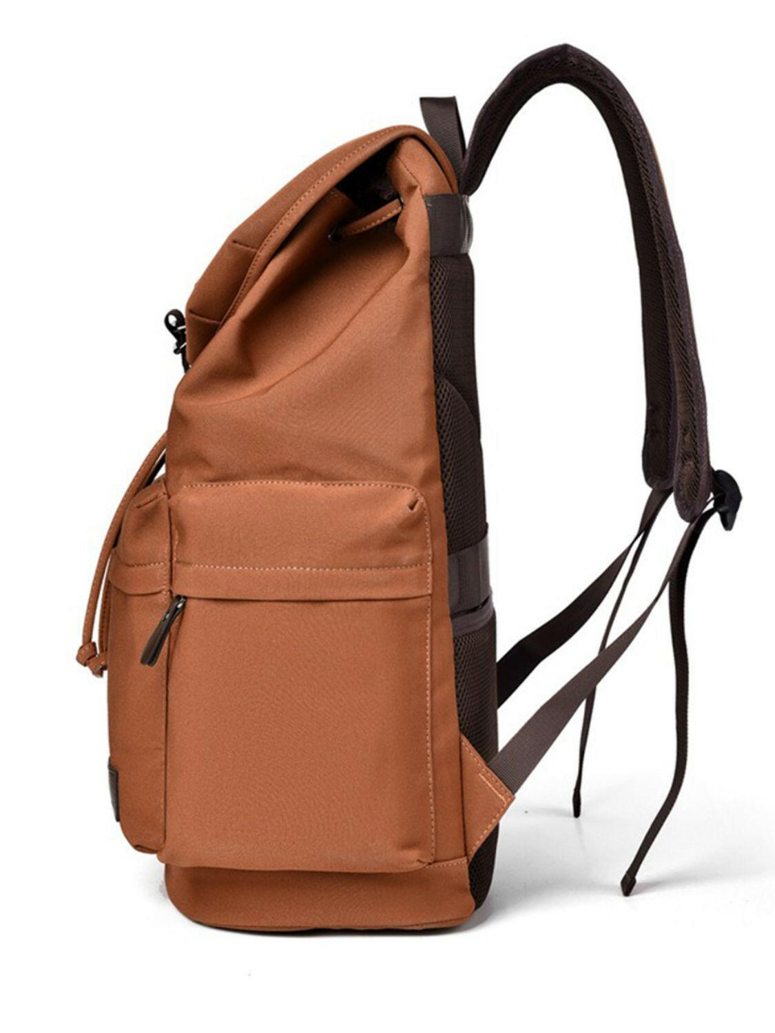Multi Pockets Adjustable Strap Canvas Backpack Bag.