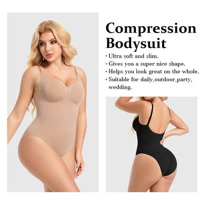 CurvySculpt Seamless Shaper Bodysuit for Women