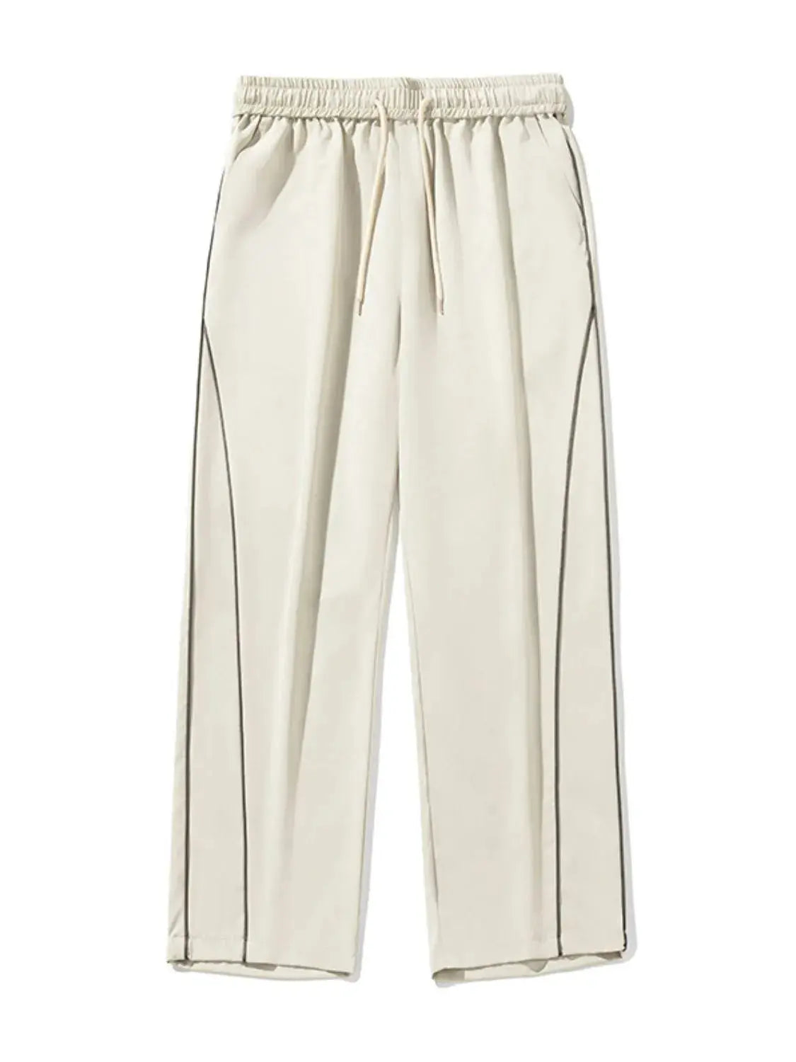 Men's Contrast Straight Sweatpants.
