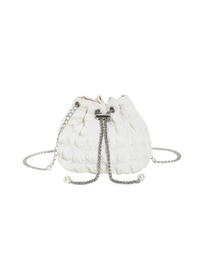Bubble Texture Bucket Bag.