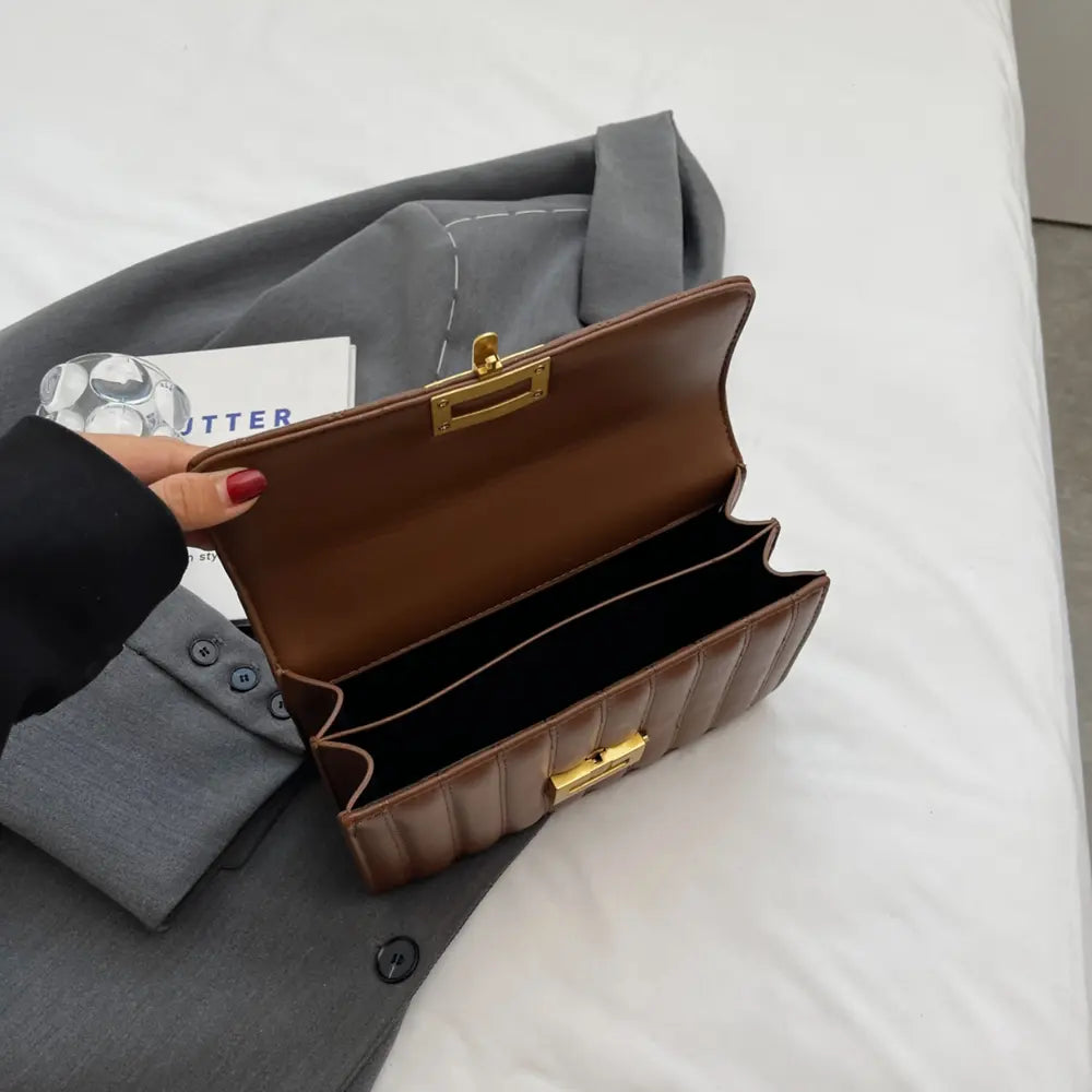 PU Leather Crossbody Bag - Premium Handbags from Trendsi - Just $38.99! Shop now at Handbags Specialist Headquarter