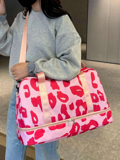Oxford Cloth Leopard Travel Bag - Premium Luggage Travel Bags from Trendsi - Just $32.99! Shop now at Handbags Specialist Headquarter