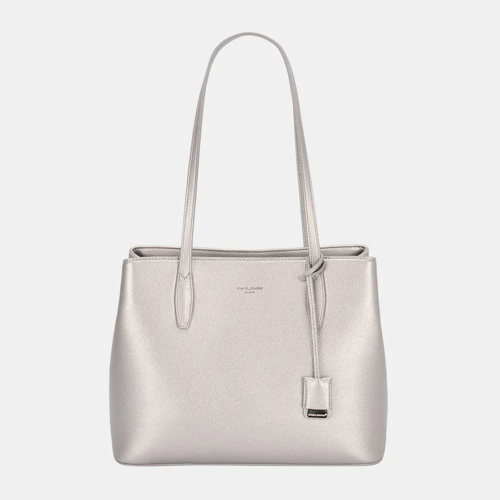 David Jones PU Leather Handbag - Premium Handbags from Trendsi - Just $44.99! Shop now at Handbags Specialist Headquarter