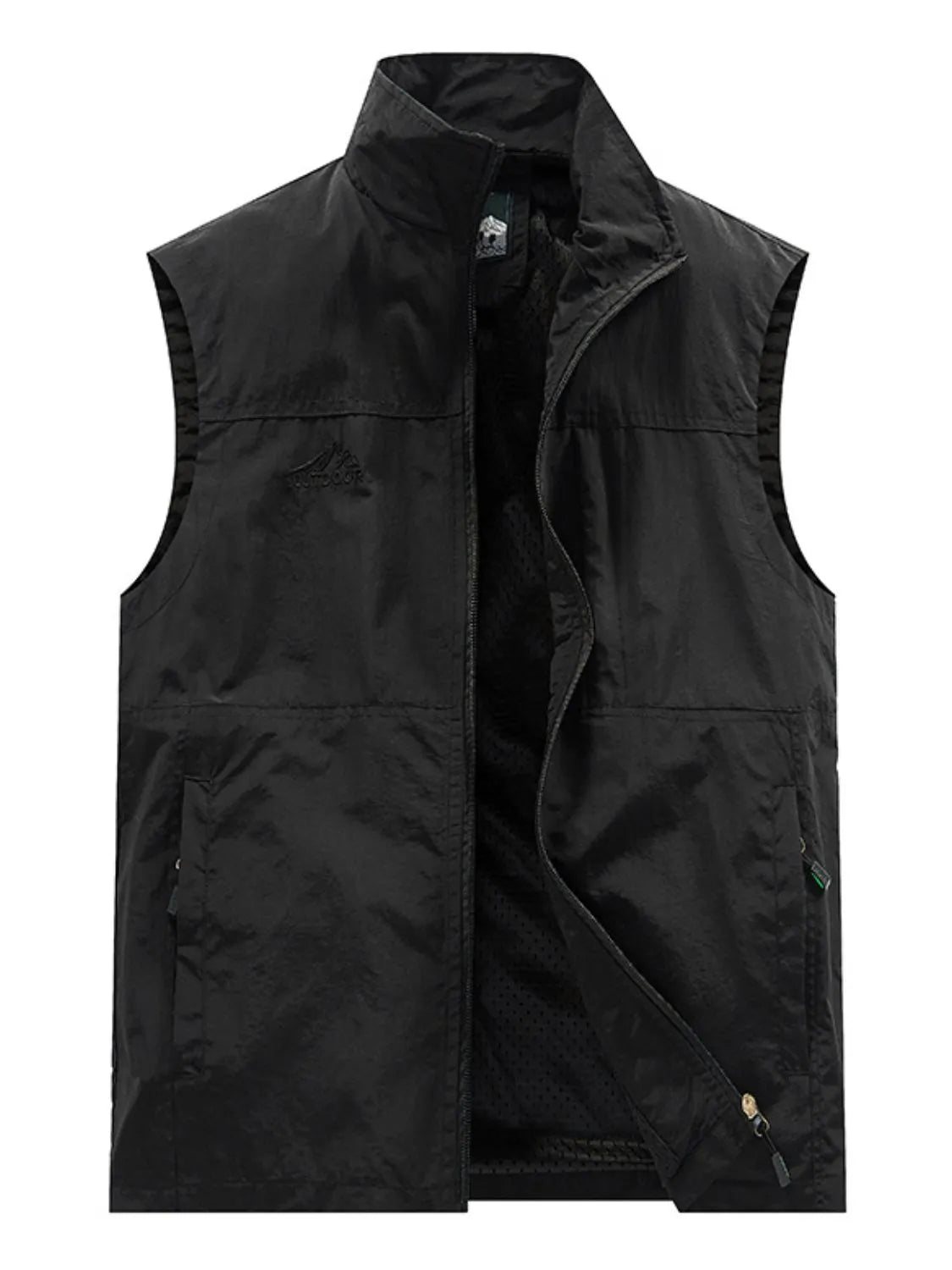 Men's Plus Size Zip Up Vest - Premium  from Trendsi - Just $41.96! Shop now at Handbags Specialist Headquarter