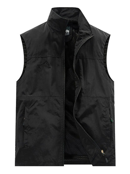 Men's Plus Size Zip Up Vest - Premium  from Trendsi - Just $41.96! Shop now at Handbags Specialist Headquarter