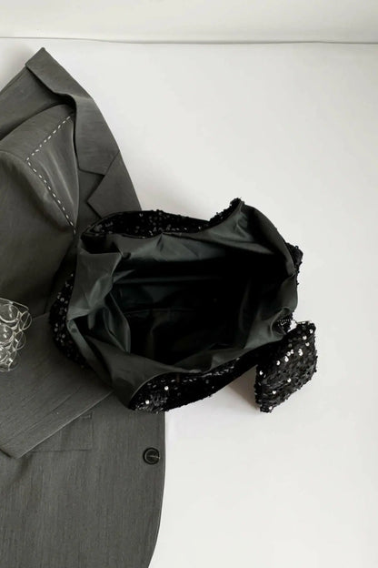 Sequin Polyester Handbag - Premium Tote Bag from Trendsi - Just $19! Shop now at Handbags Specialist Headquarter