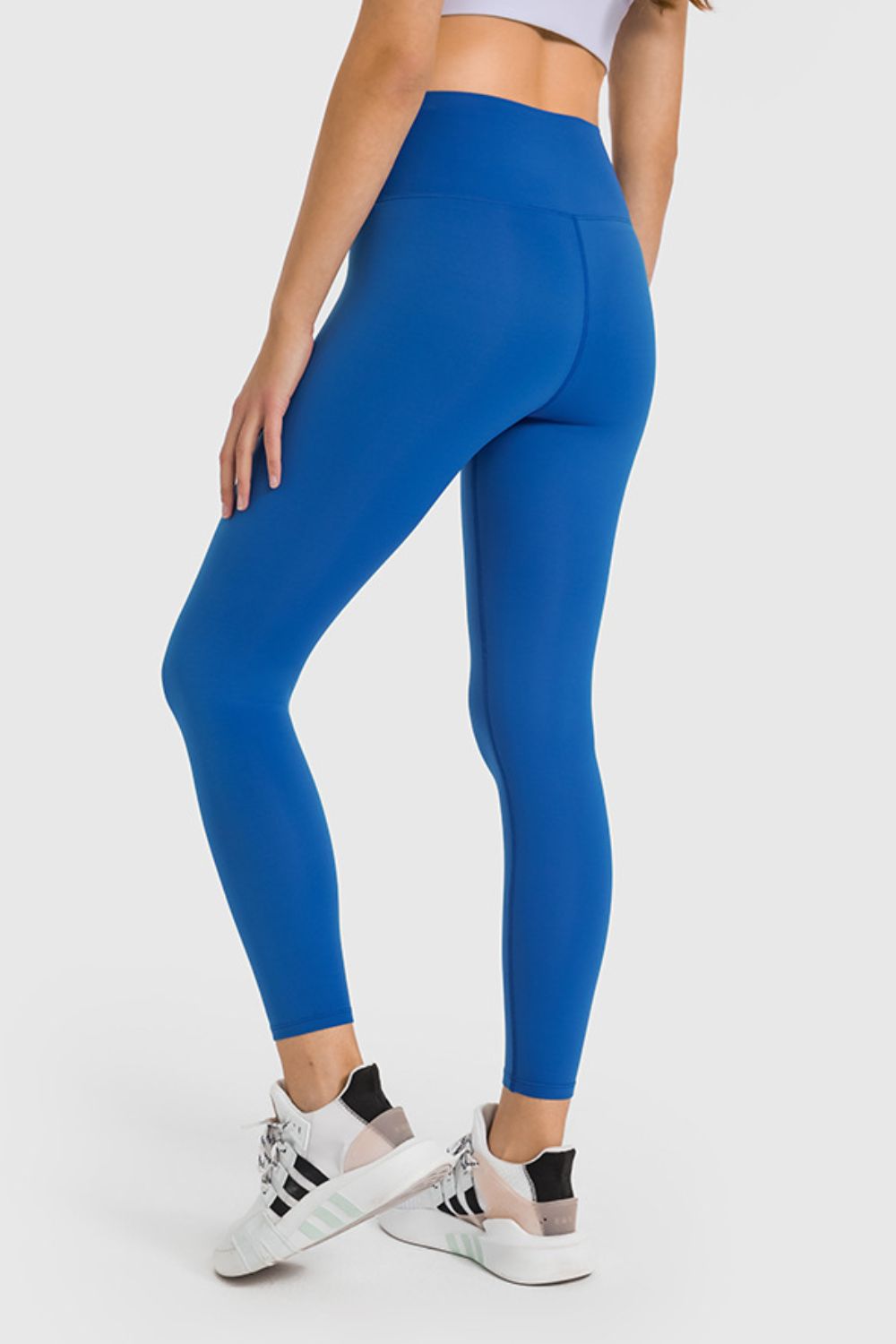 Millennia High Waist Ankle-Length Yoga Leggings - Premium Leggings from Trendsi - Just $62.76! Shop now at Handbags Specialist Headquarter