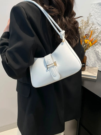 PU Leather Shoulder Bag.