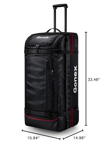 Gonex 70L Wheeled Duffle - Olive Green Travel Bag