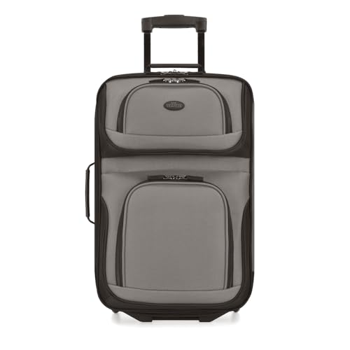 U.S. Traveler Rio Expandable Orange Carry-on