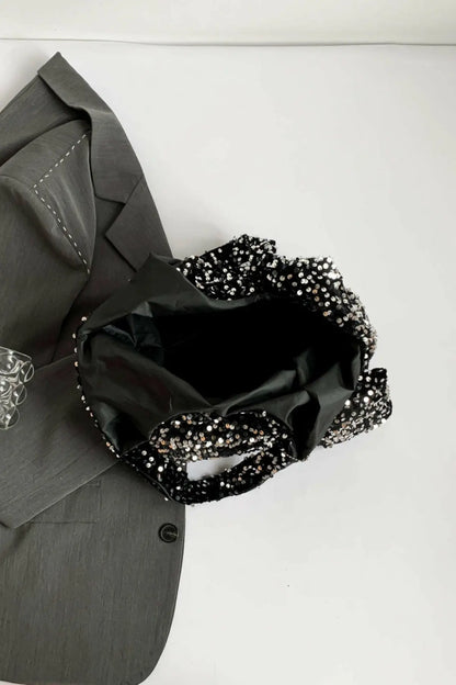 Sequin Polyester Handbag.