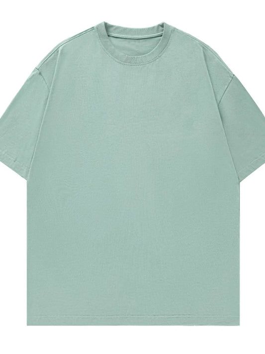Men's Plus Size Round Neck Half Sleeve T-Shirt - Premium Men's T Shirt from Trendsi - Just $22.60! Shop now at Handbags Specialist Headquarter