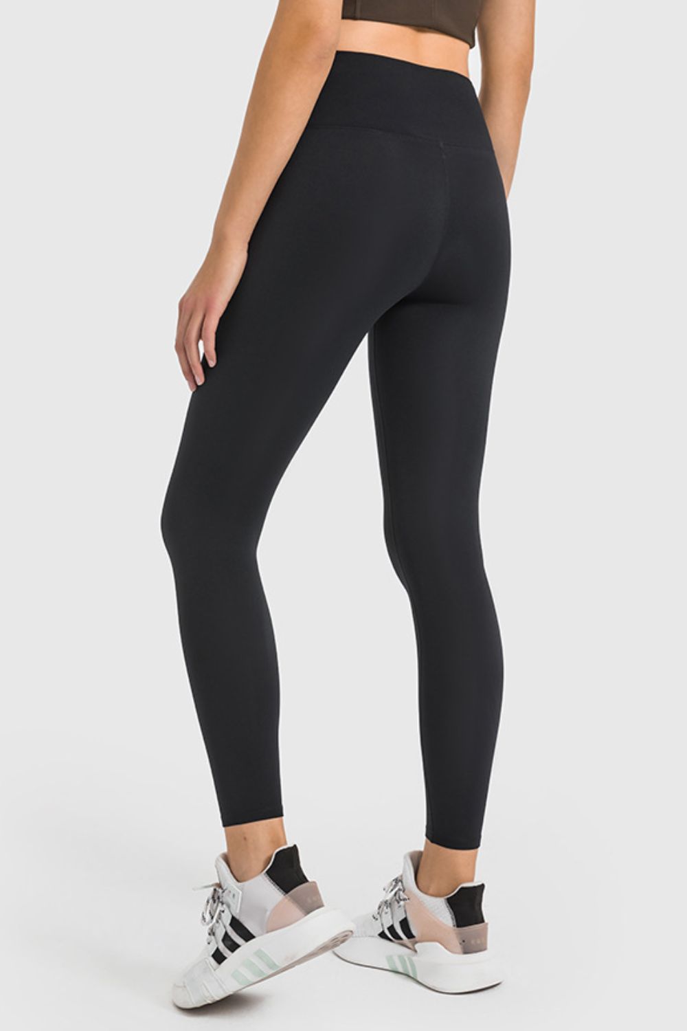 Millennia High Waist Ankle-Length Yoga Leggings - Premium Leggings from Trendsi - Just $62.76! Shop now at Handbags Specialist Headquarter