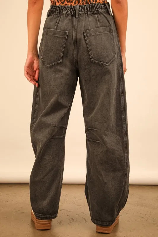 VERY J Wide Leg Comfy Jeans - Premium Women / Jeans & Denim from Trendsi - Just $46.64! Shop now at Handbags Specialist Headquarter