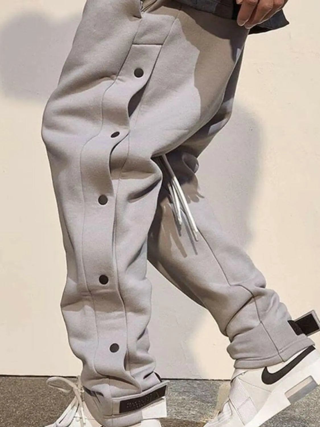 Men's Side Button Pants.