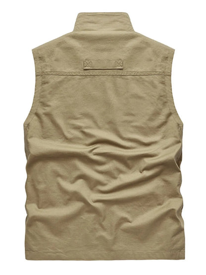 Men's Plus Size Zip Up Vest - Premium  from Trendsi - Just $44.62! Shop now at Handbags Specialist Headquarter