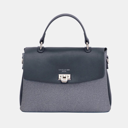 David Jones Striped Contrast Handbag - Premium Handbags from Trendsi - Just $43.99! Shop now at Handbags Specialist Headquarter
