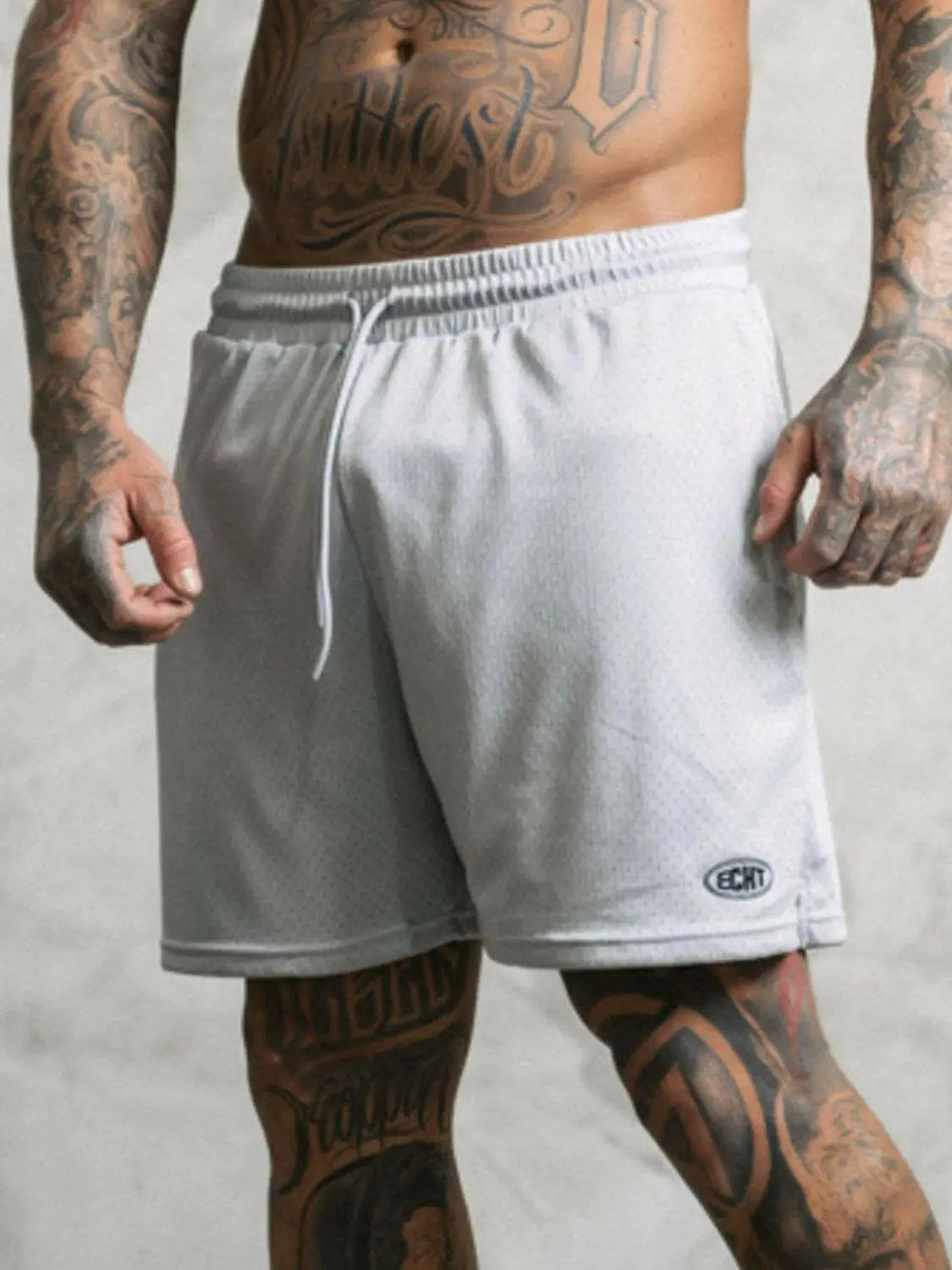 Men's Plus Size Drawstring Breathable Active Shorts.