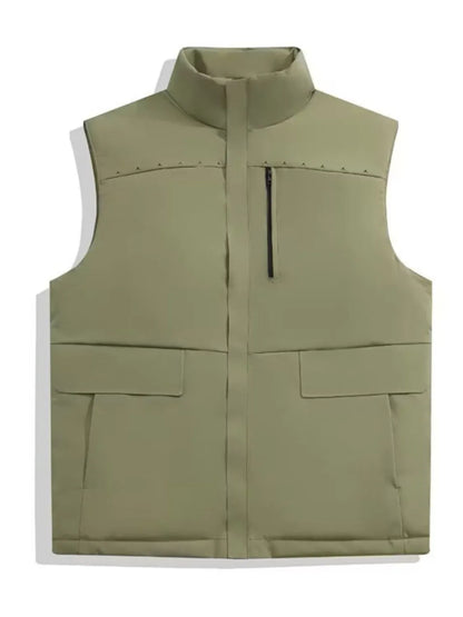 Men's Full Size Zip Up Vest Plus Size - Premium  from Trendsi - Just $55! Shop now at Handbags Specialist Headquarter