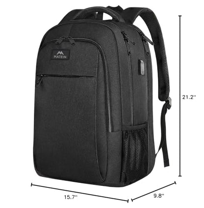 MATEIN SleekGuard Laptop Backpack with USB Port