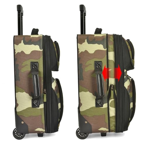 U.S. Traveler Rio Expandable Orange Carry-on
