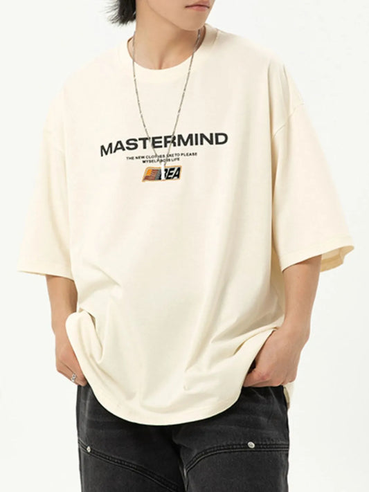 Men's Full Size Round Neck Half Sleeve T-Shirt Plus Size - Premium Men's T Shirt from Trendsi - Just $26.12! Shop now at Handbags Specialist Headquarter