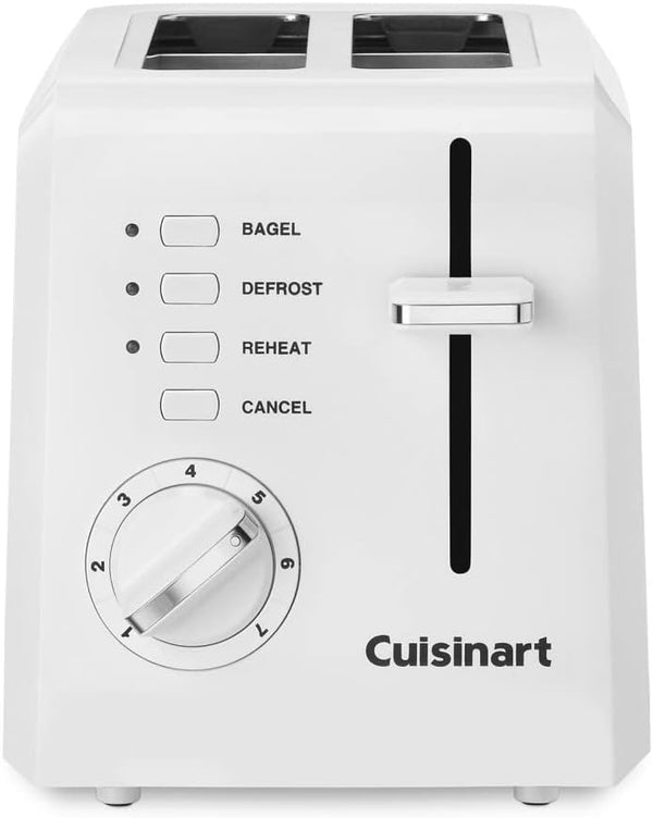 Cuisinart 2-Slice Toaster Oven, Compact, White, CPT-122 - Premium Appliances from Visit the Cuisinart Store - Just $39.99! Shop now at Handbags Specialist Headquarter