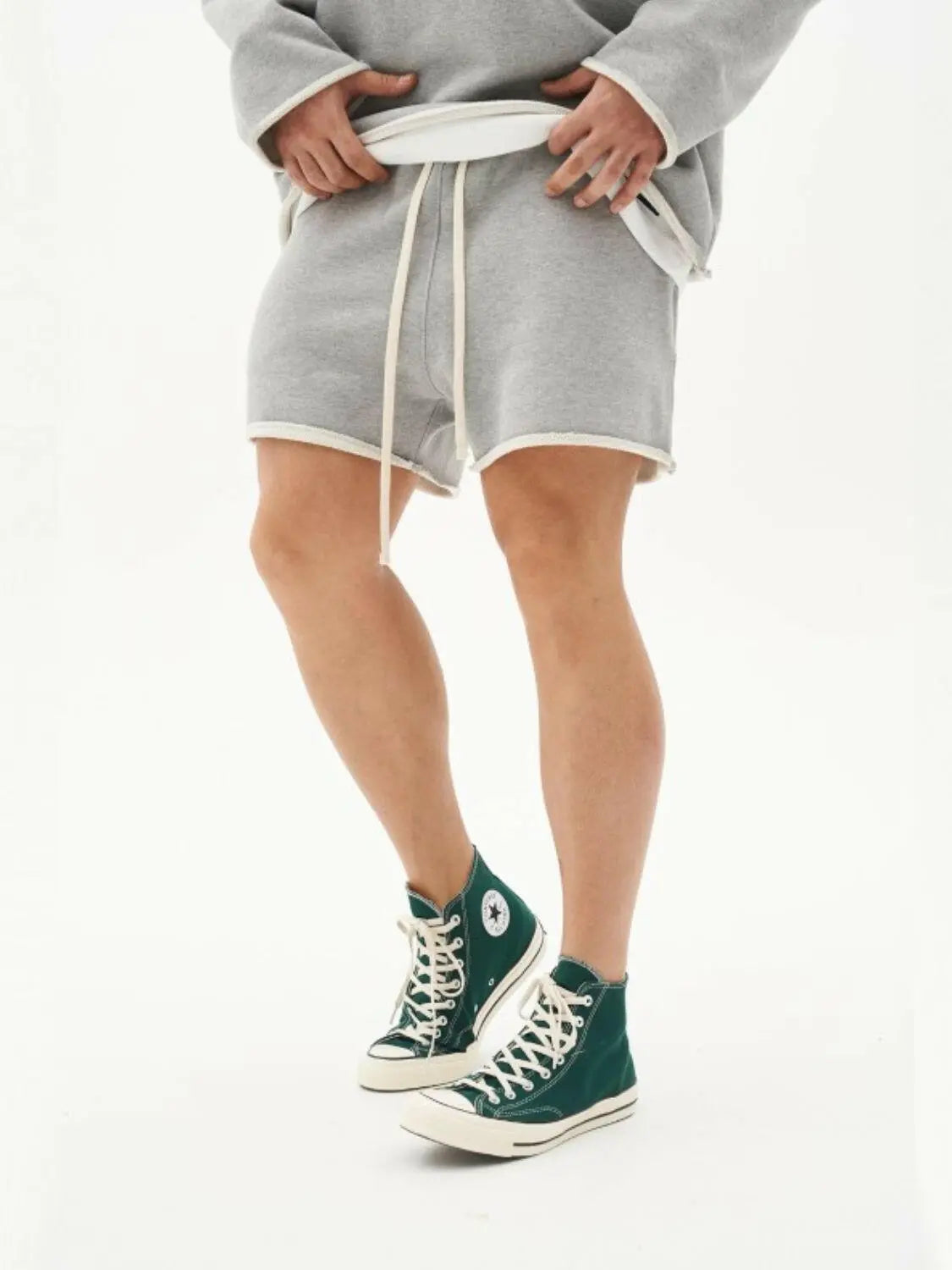 Men's Plus Size Drawstring Shorts.