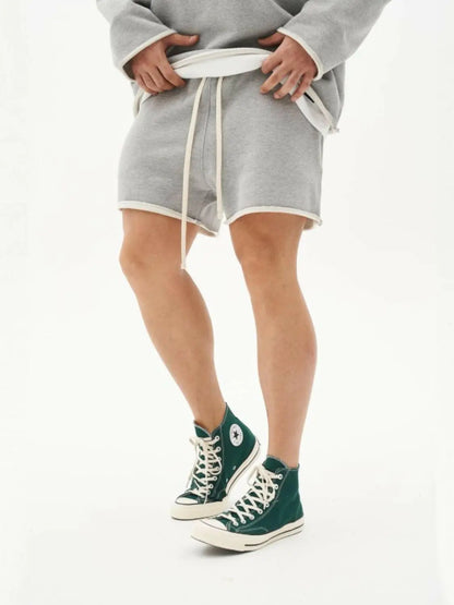 Men's Plus Size Drawstring Shorts.