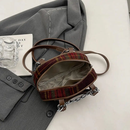 Plaid Print Crossbody Bag - Premium Handbags from Trendsi - Just $27.99! Shop now at Handbags Specialist Headquarter