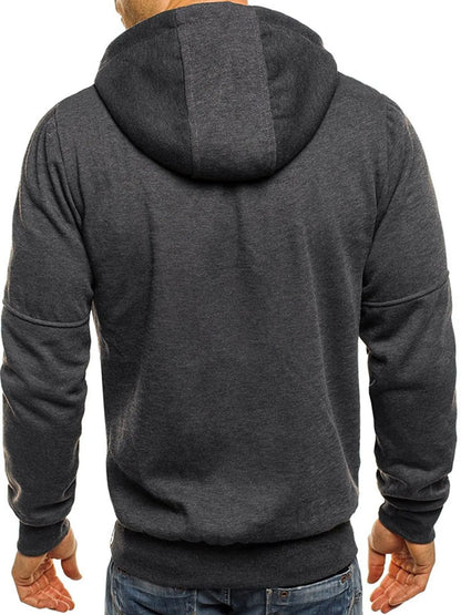 Men's Full Size Zip Up Long Sleeve Hoodie Plus Size - Premium  from Trendsi - Just $22.30! Shop now at Handbags Specialist Headquarter