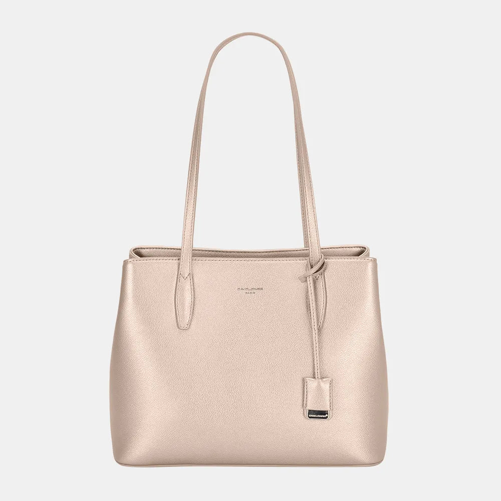 David Jones PU Leather Handbag - Premium Handbags from Trendsi - Just $44.99! Shop now at Handbags Specialist Headquarter