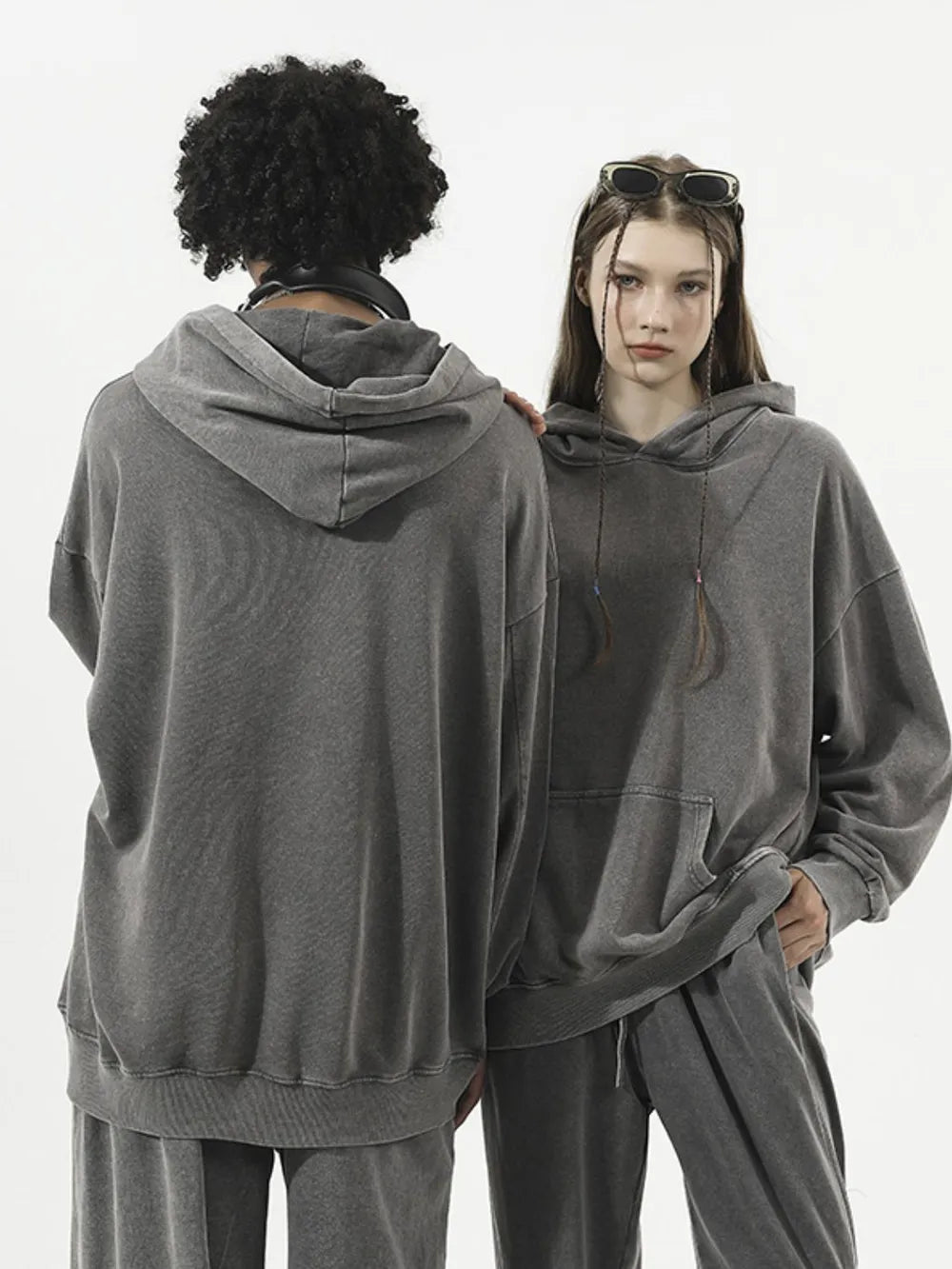Men's Long Sleeve Hoodie with Pocket - Premium Men's Sweatshirts from Trendsi - Just $50.78! Shop now at Handbags Specialist Headquarter