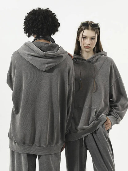 Men's Long Sleeve Hoodie with Pocket - Premium Men's Sweatshirts from Trendsi - Just $50.78! Shop now at Handbags Specialist Headquarter