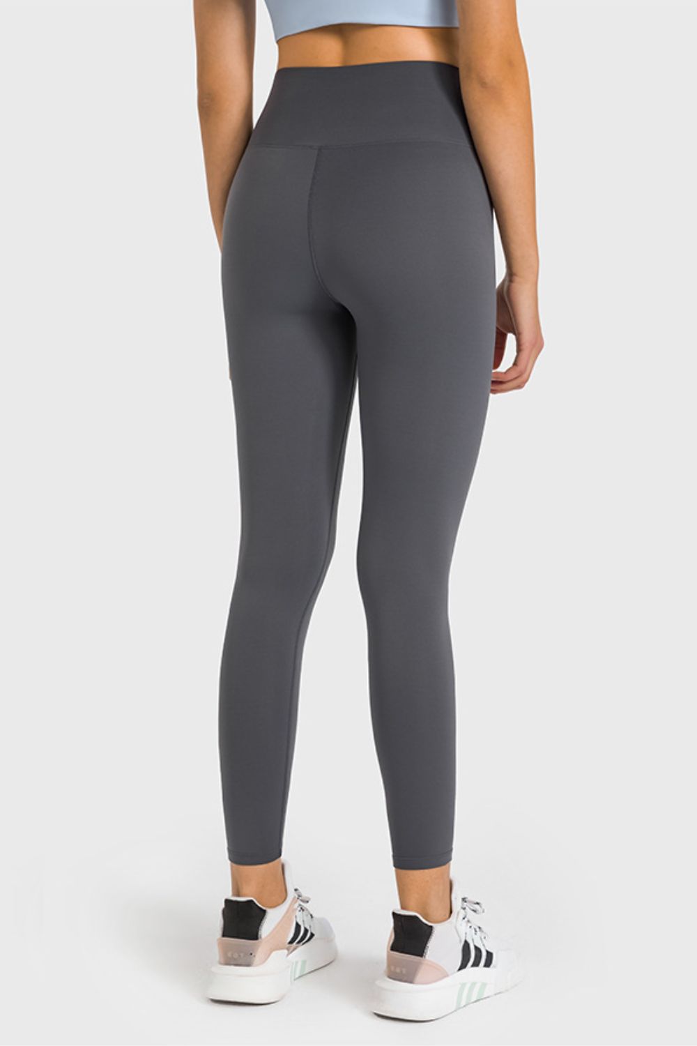Millennia High Waist Ankle-Length Yoga Leggings - Premium Leggings from Trendsi - Just $62.76! Shop now at Handbags Specialist Headquarter
