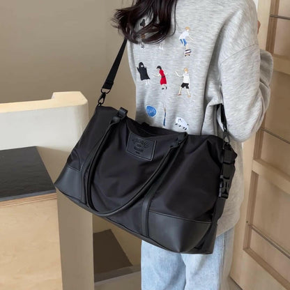Detachable Crossbody Strap Polyester Travel Bag - Premium Luggage Travel Bags from Trendsi - Just $36.99! Shop now at Handbags Specialist Headquarter