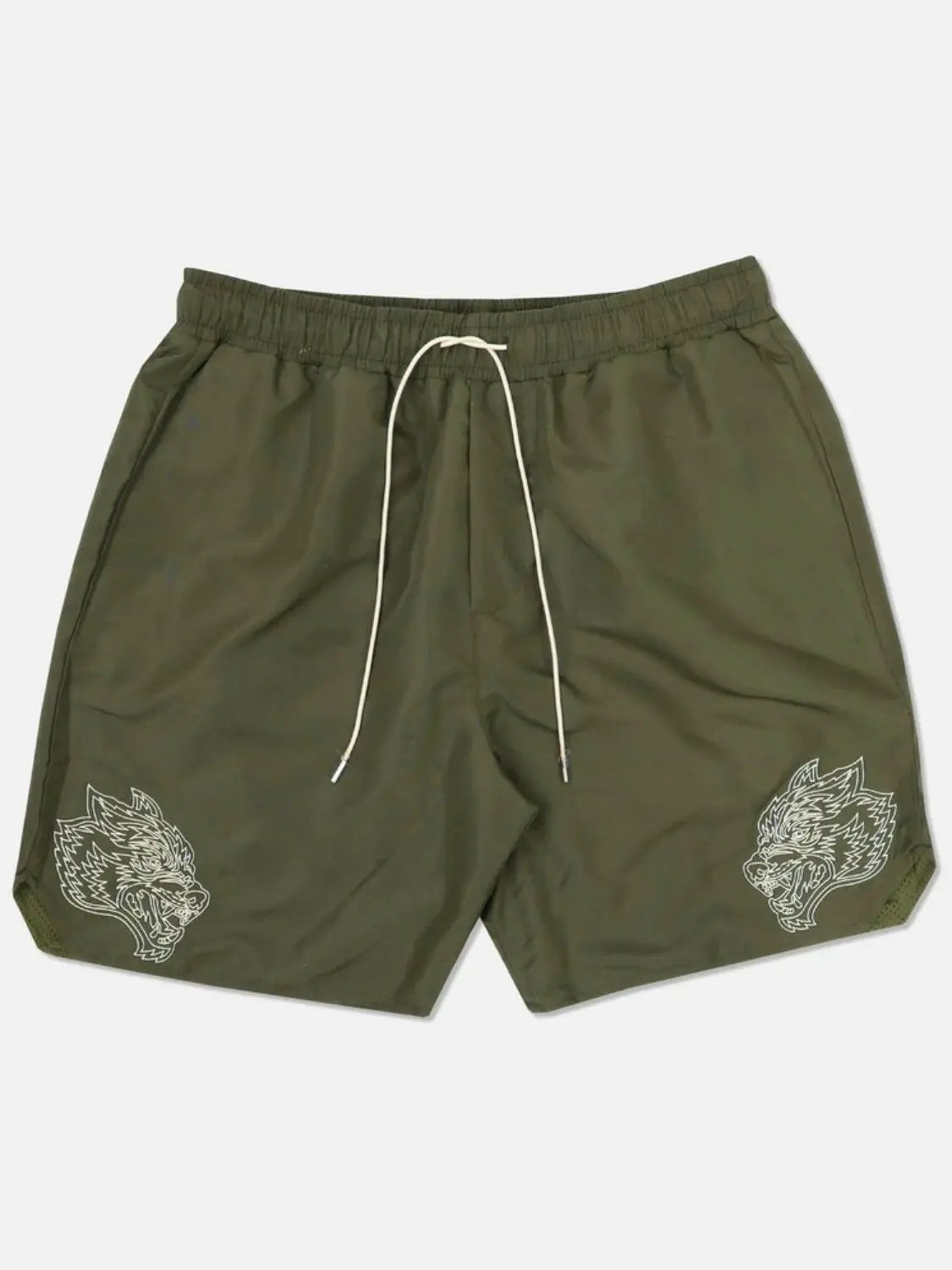 Men's Plus Size Drawstring Waist Shorts.