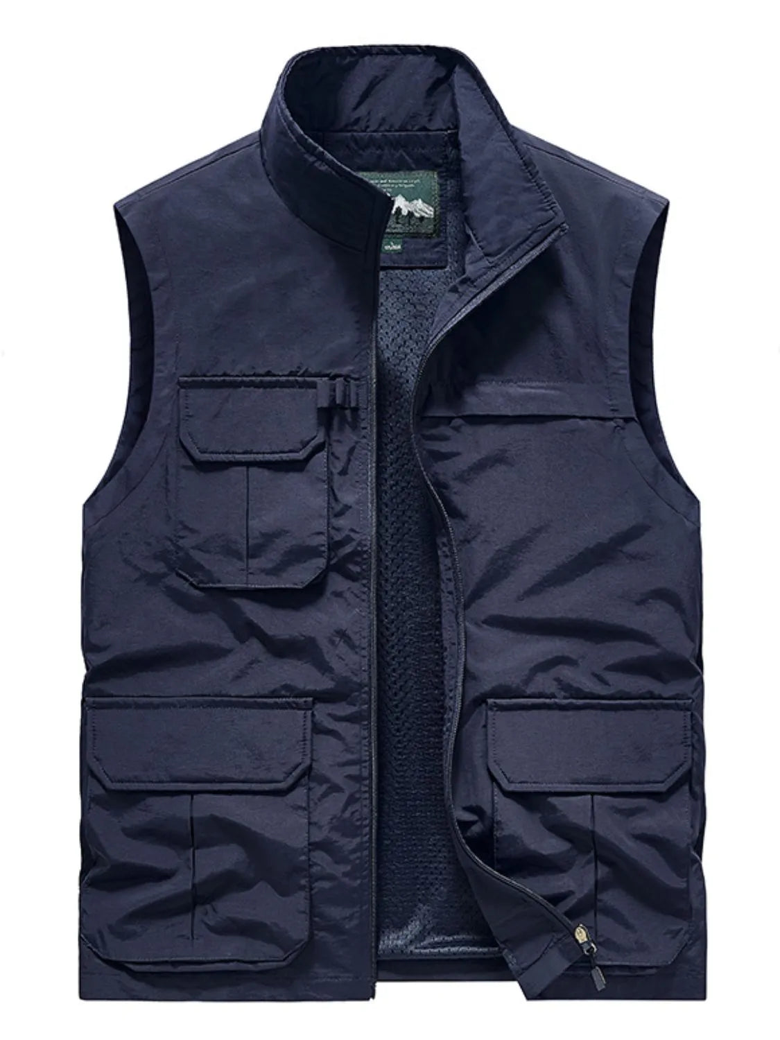 Men's Plus Size Zip Up Vest - Premium  from Trendsi - Just $48.68! Shop now at Handbags Specialist Headquarter
