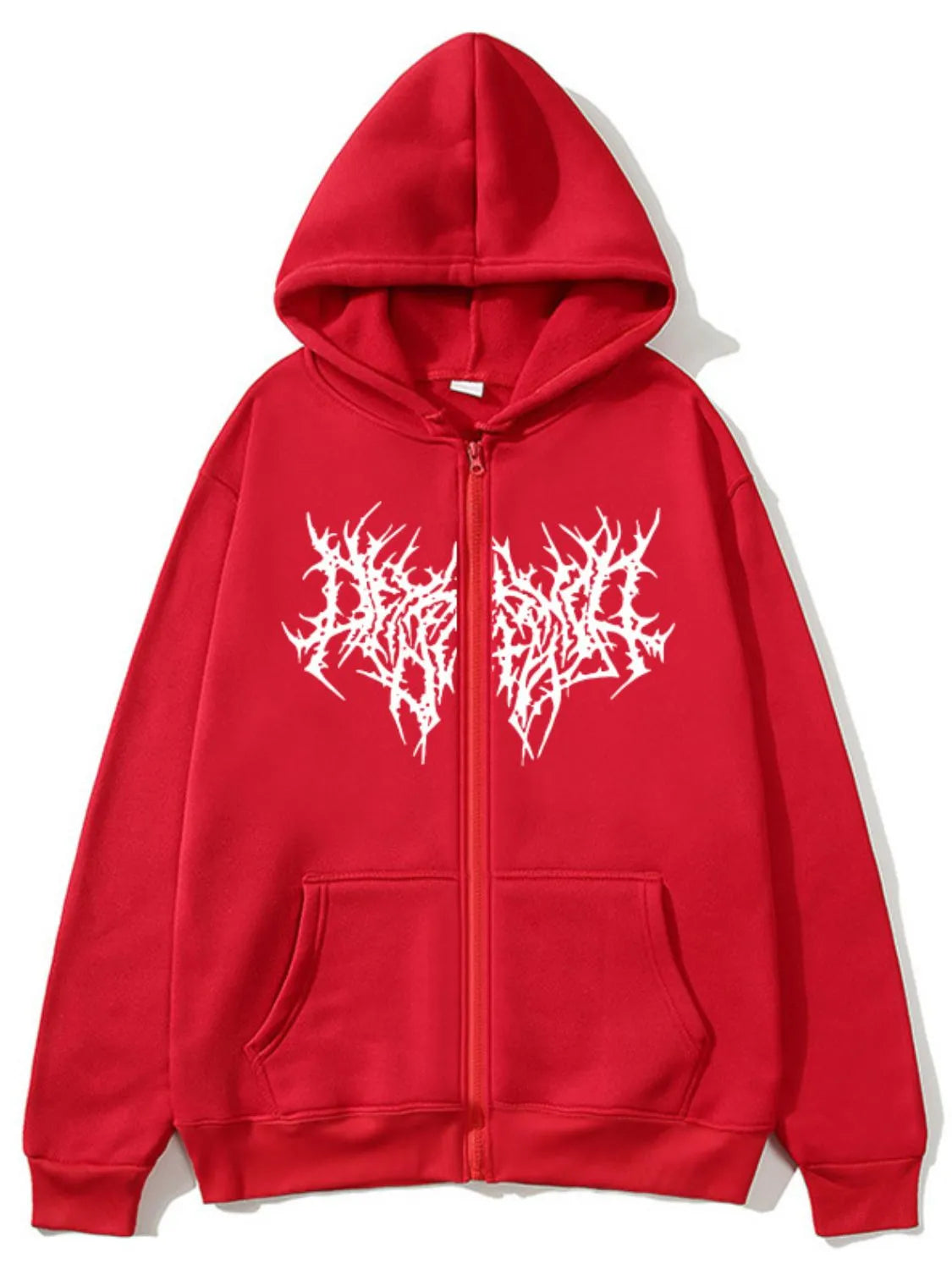 Men's Full Size Zip Up Long Sleeve Hoodie Plus Size - Premium  from Trendsi - Just $24.66! Shop now at Handbags Specialist Headquarter